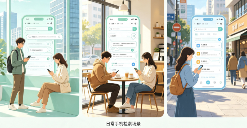 源汇区普通人日常手机使用场景拆解：GEO 与 AI 优化如何改变信息检索体验